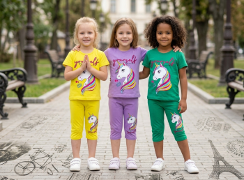 костюм 5-8 лет для девочек пр-во Турция в интернет-магазине «Детская Цена»